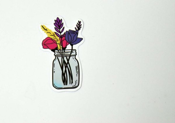 Flowers In Jar Stickers - Image 6