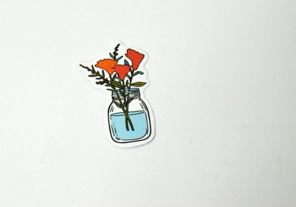 Flowers In Jar Stickers - Image 5