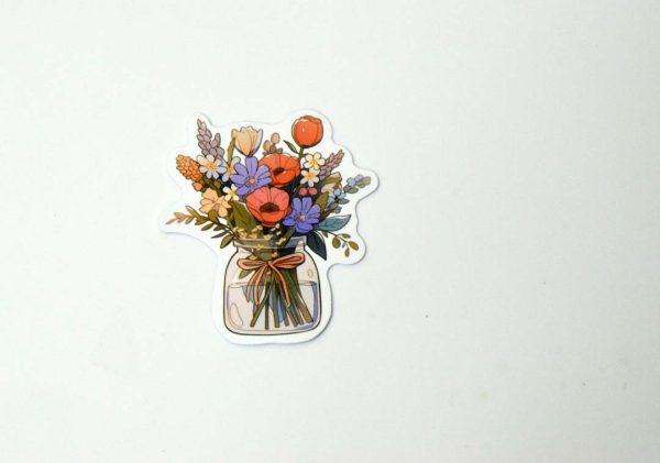 Flowers In Jar Stickers - Image 3