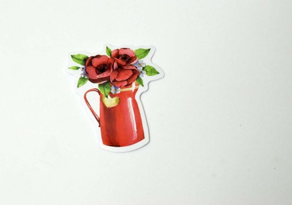 Flowers In Pot Stickers - Image 47