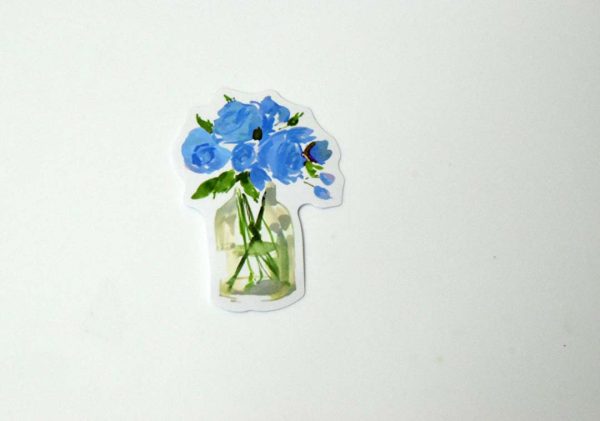 Flowers In Pot Stickers - Image 45