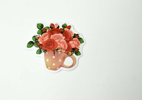 Flowers In Pot Stickers - Image 40
