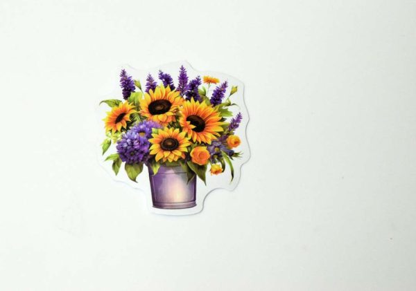 Flowers In Pot Stickers - Image 31