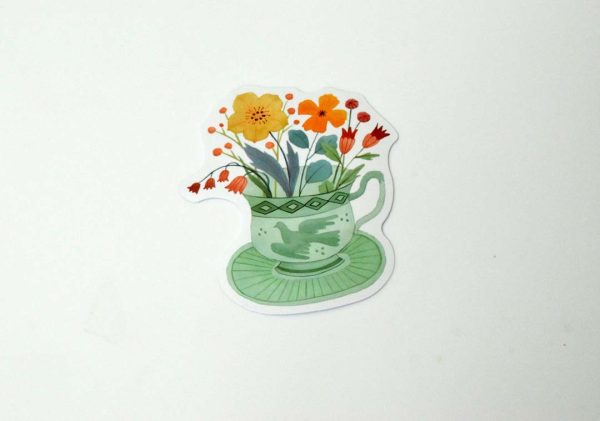Flowers In Pot Stickers - Image 29