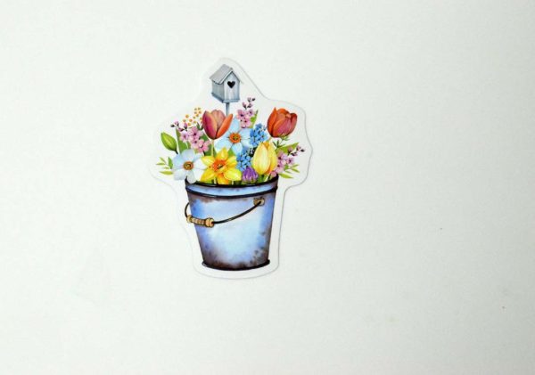 Flowers In Pot Stickers - Image 22