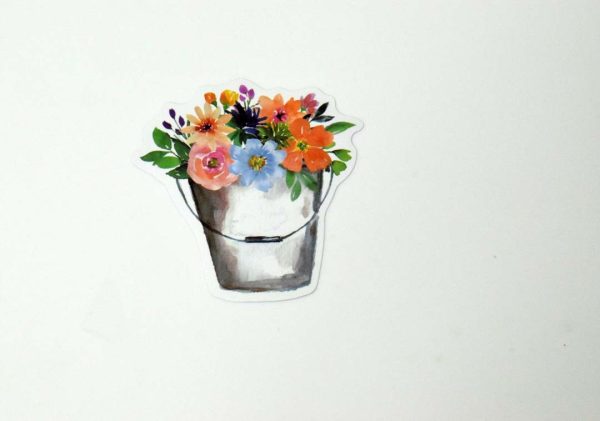Flowers In Pot Stickers - Image 19