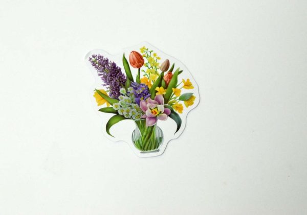 Flowers In Pot Stickers - Image 14