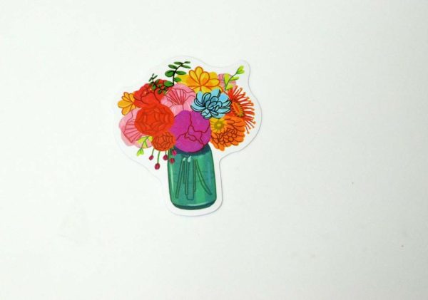Flowers In Pot Stickers - Image 13