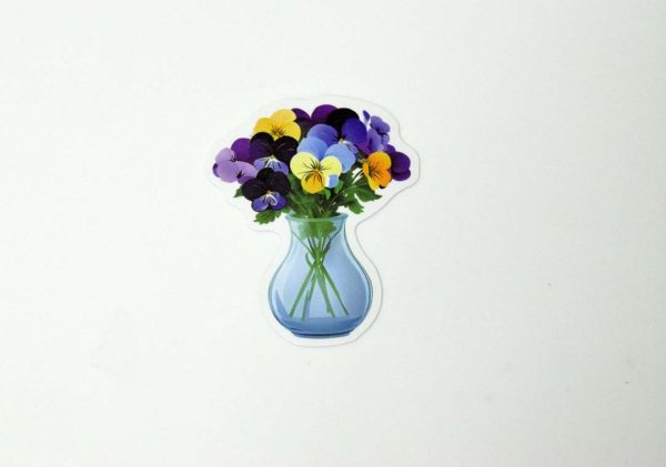 Flowers In Pot Stickers - Image 11