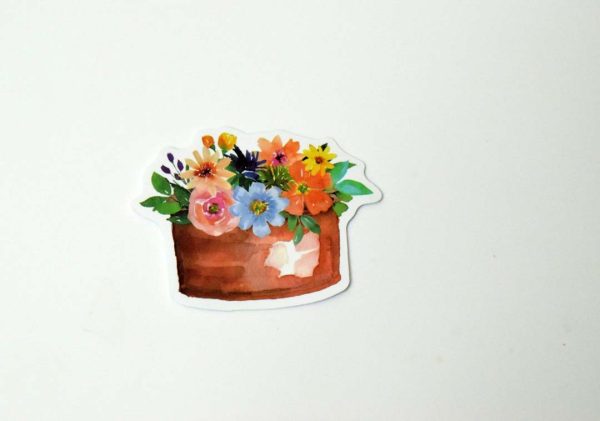 Flowers In Pot Stickers - Image 8