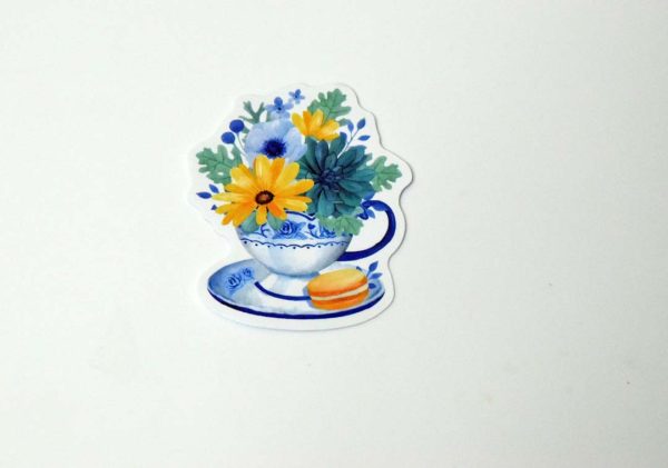 Flowers In Pot Stickers - Image 7
