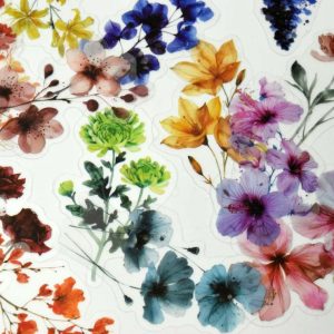 Floral Stickers Transparent