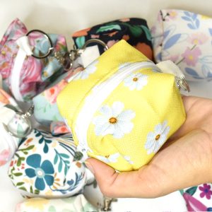 Cube Pouches Key Chain
