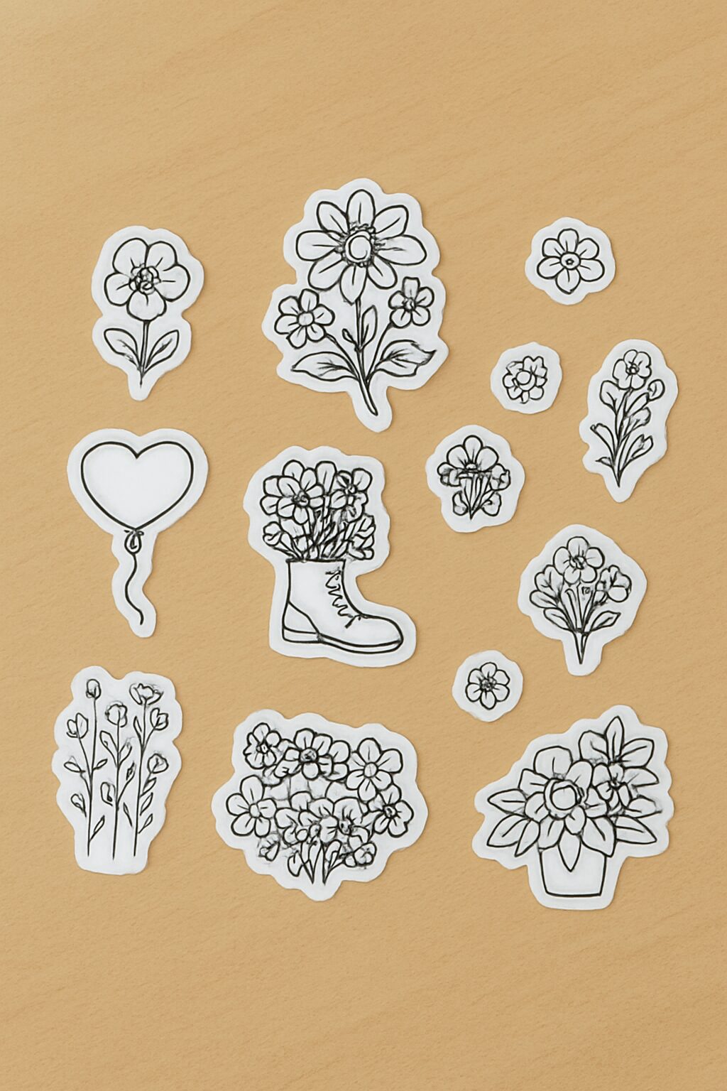 Color Your Own Sticker Bundles- Individual Stickers Pack - Image 5