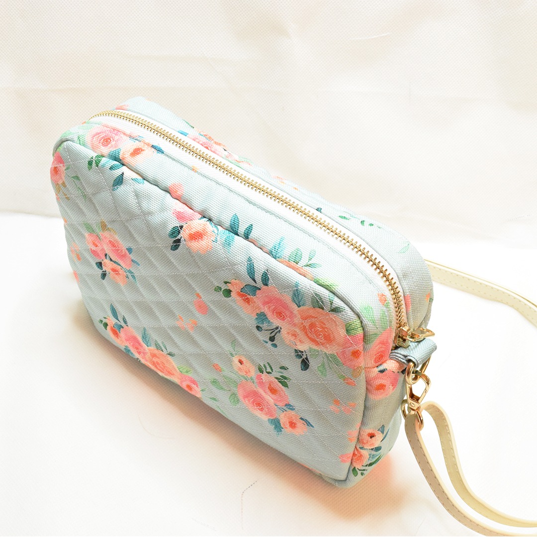 Travel Quilt Cross Body Bag